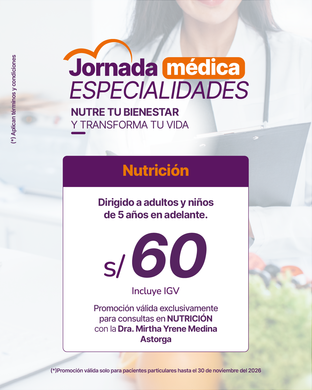Nutrición promoción