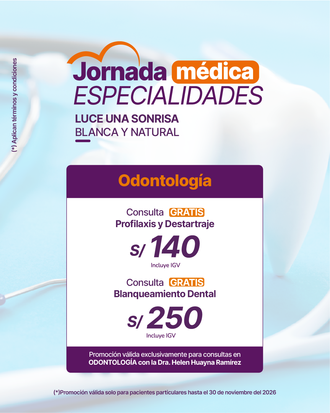 Odontología promoción